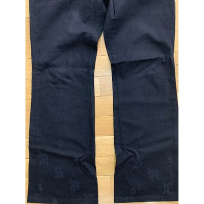 VERSACE Pre-owned Black Cotton Jeans