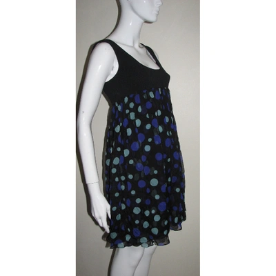 Pre-owned Diane Von Furstenberg Silk Mini Dress In Multicolour