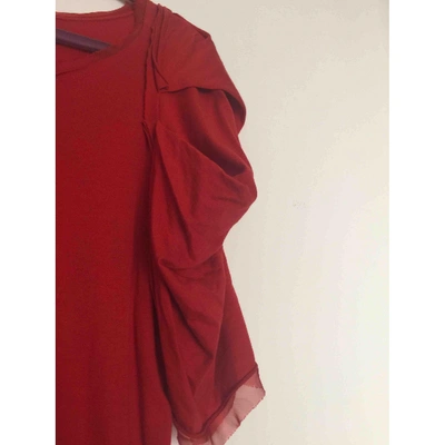 Pre-owned Lanvin Tunic In Red