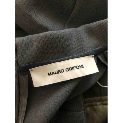 Pre-owned Mauro Grifoni Grey Dress