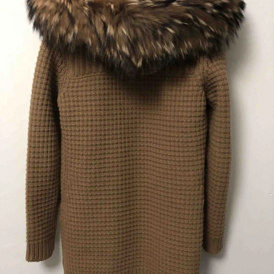 Pre-owned Bark Beige Wool Coat