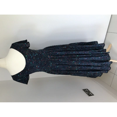Pre-owned Athena Procopiou Silk Mid-length Dress In Multicolour