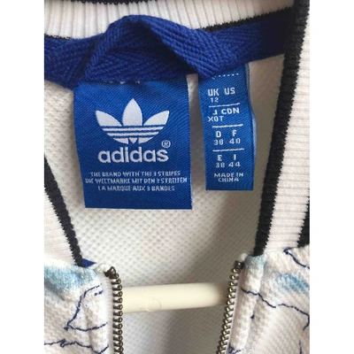 Pre-owned Adidas Originals White Cotton Jacket