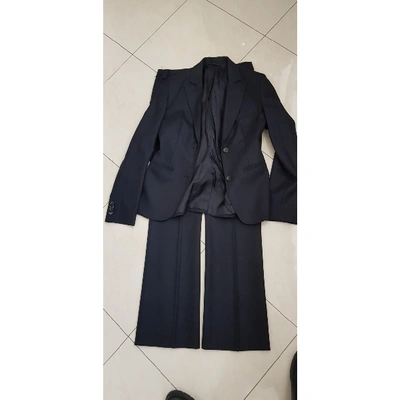 Pre-owned Daniele Alessandrini Wool Jumpsuit In Blue