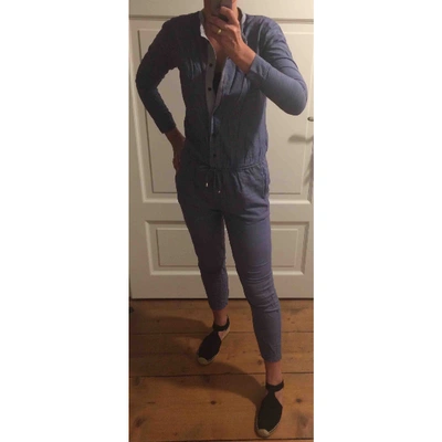 Pre-owned Mads Nørgaard Blue Cotton Jumpsuit