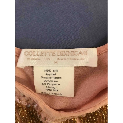 Pre-owned Collette Dinnigan Silk Camisole In Pink