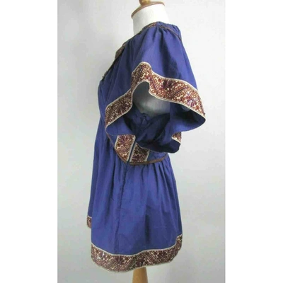 Pre-owned Antik Batik Tunic In Purple