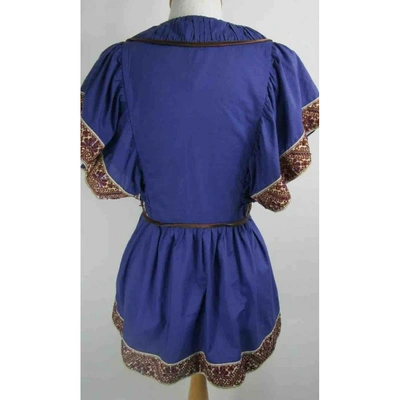 Pre-owned Antik Batik Tunic In Purple