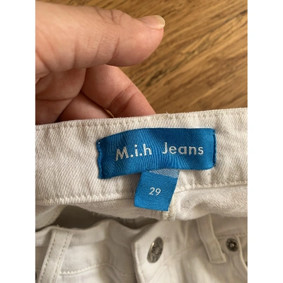 Pre-owned M.i.h. Jeans White Denim - Jeans Jeans