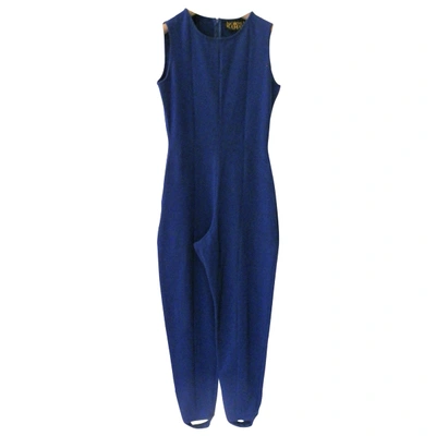 Pre-owned Norma Kamali Jumpsuit In Blue