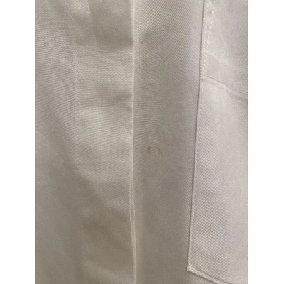 Pre-owned Protagonist White Cotton  Top