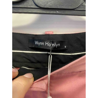 Pre-owned Wynn Hamlyn Pink Trousers