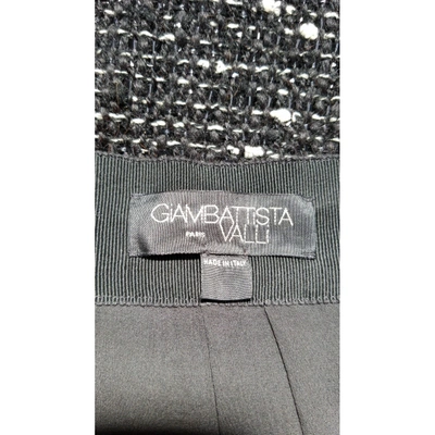 Pre-owned Giambattista Valli Wool Mid-length Skirt In Black