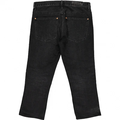 Pre-owned Acne Studios Black Cotton - Elasthane Jeans