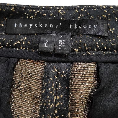 THEYSKENS' THEORY Pre-owned Trousers In Black