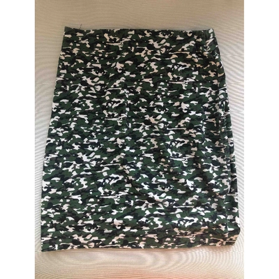 Pre-owned French Connection Grey Cotton - Elasthane Skirt