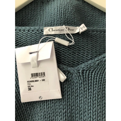 Pre-owned Dior Blue Cashmere Knitwear