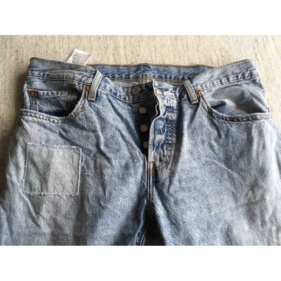 Pre-owned Levi's Straight Pants In Blue