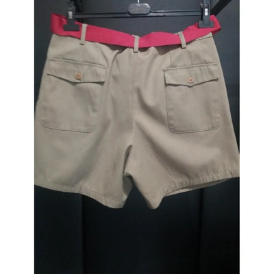 Pre-owned Pinko Khaki Shorts