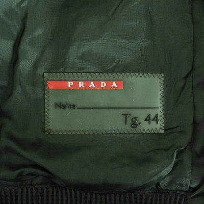 Pre-owned Prada Short Waistcoat In Green