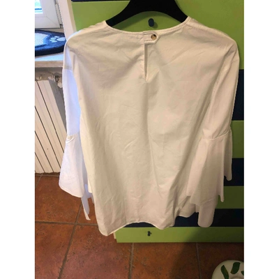 Pre-owned Monographie White Cotton  Top
