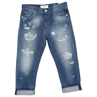 Pre-owned Replay Slim Jeans In Blue