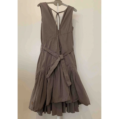 Pre-owned Hugo Boss Mini Dress In Brown