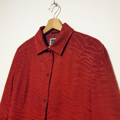 Pre-owned Krizia Jacket In Red
