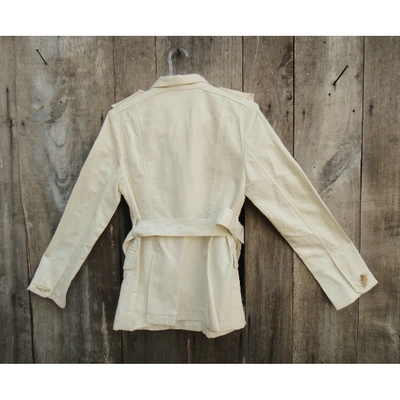 Pre-owned Gloverall Jacket In White