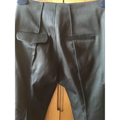 Pre-owned Bassike Large Pants In Black