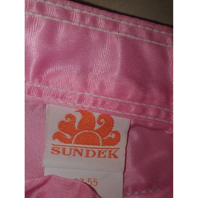 Pre-owned Sundek Swimwear In Pink