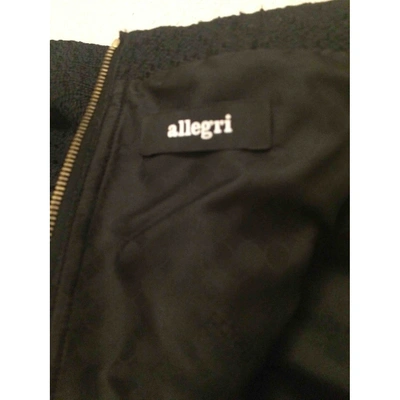 Pre-owned Allegri Mini Dress In Black