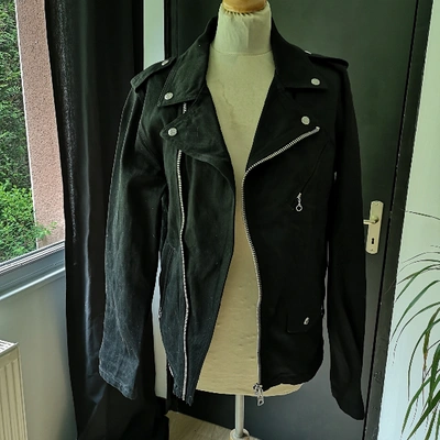 Pre-owned Schott Biker Jacket In Black