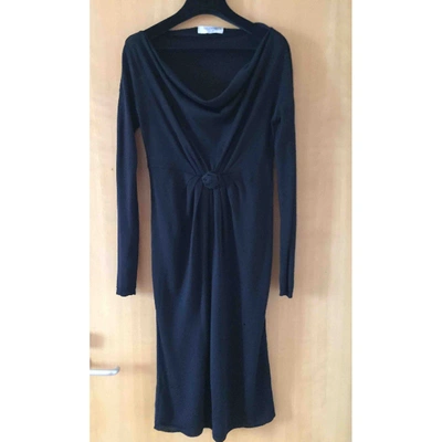 Pre-owned Valentino Dress In Black