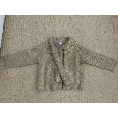 Pre-owned Cacharel Wool Cardigan In Gold