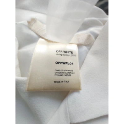 Pre-owned Off-white Short Vest In White