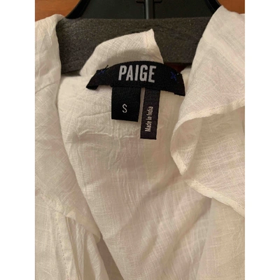 Pre-owned Paige Jeans White Dress