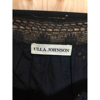 Pre-owned Ulla Johnson Black Cotton Dresses