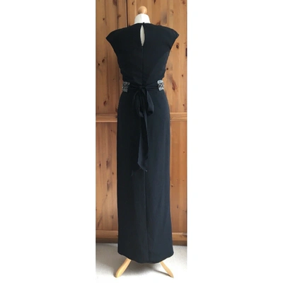 Pre-owned Badgley Mischka Maxi Dress In Black