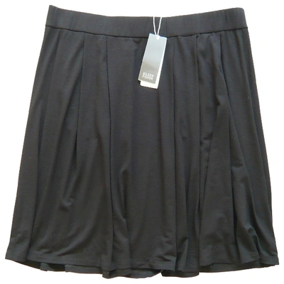 Pre-owned Eileen Fisher Mid-length Skirt In Black