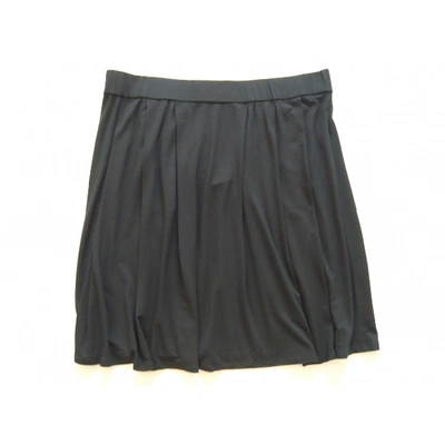 Pre-owned Eileen Fisher Mid-length Skirt In Black