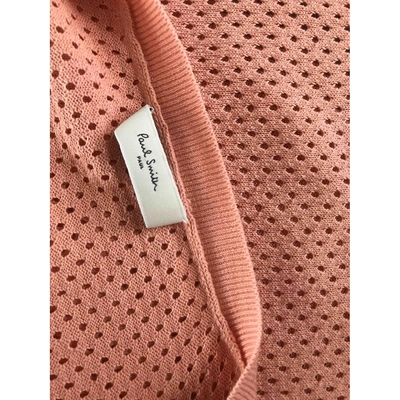 Pre-owned Paul Smith Pink Cotton Top