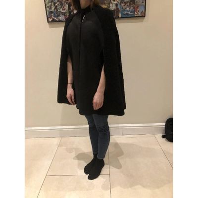 Pre-owned Harrods Black Shearling Jacket