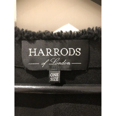 Pre-owned Harrods Black Shearling Jacket