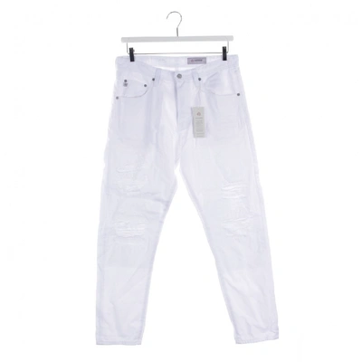 Pre-owned Ag White Cotton Jeans