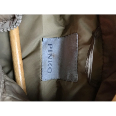 Pre-owned Pinko Gold Coat