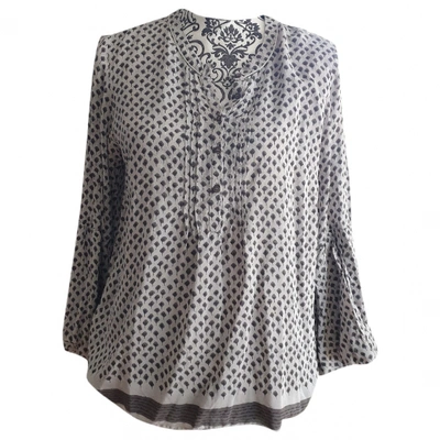 Pre-owned Pablo Silk Blouse In Grey