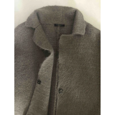 Pre-owned Roberto Collina Wool Coat In Brown
