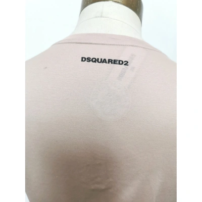 Pre-owned Dsquared2 Pink Cotton Top