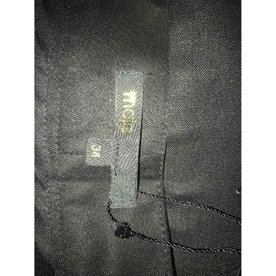 Pre-owned Maje Black Wool Trousers